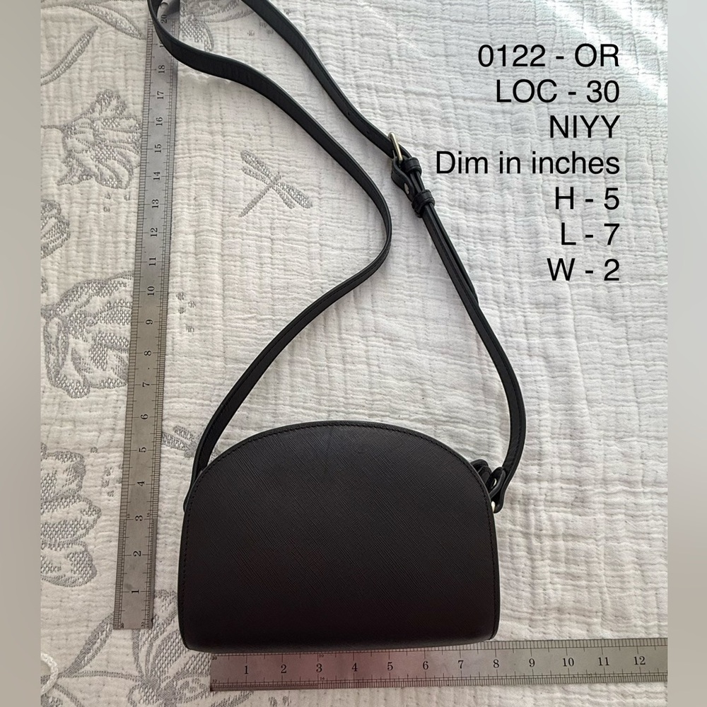 APC Elegant Black Crossbody Bag